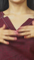 MAROON COORD SET
